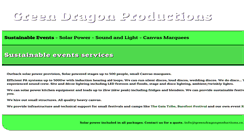Desktop Screenshot of greendragonproductions.co.uk